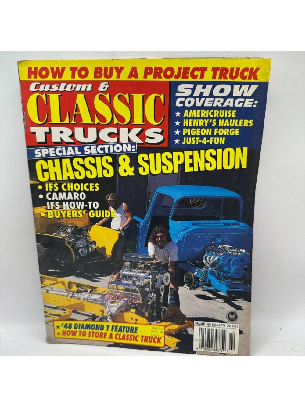 Custom & Classic Trucks February 1996 Magazine Chassis & Suspension Show